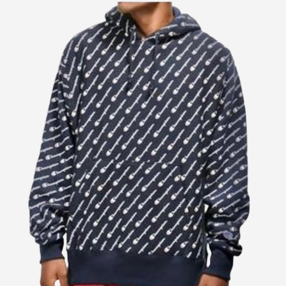 Champion Hoodie Pullover Sweatshirt Sz M